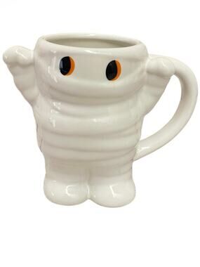 SPRITZ Target Halloween Mummy Mug Stoneware Ceramic 2022 Figural 12oz NWT